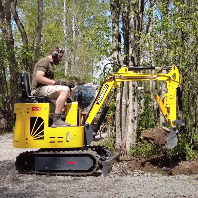 De gemeentelijke Werken 2 het Hydraulische Graafwerktuig van Ton Mini Excavator Swing Boom Small