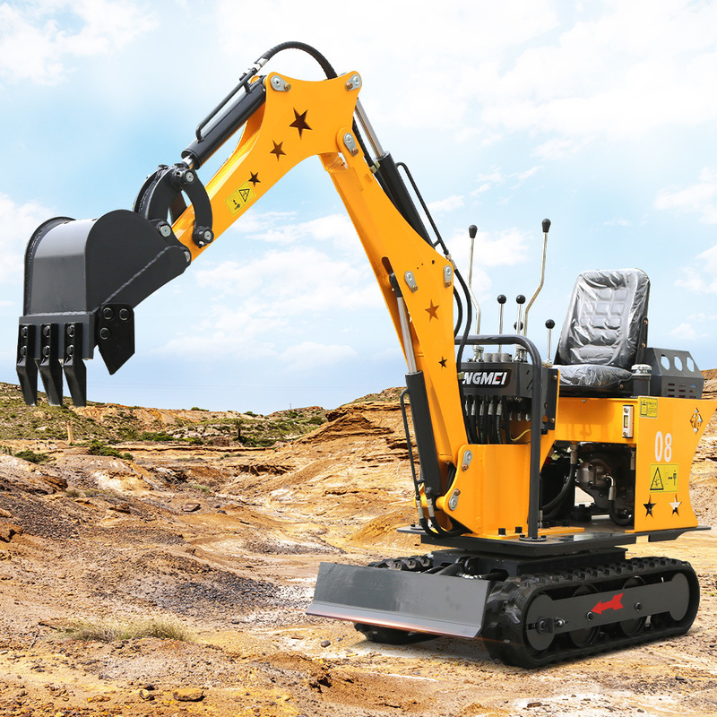 Kruippakje 1,2 Ton Mini-excavadora Escavator Pelle Digger Mini Excavator van ZHONGMEI Minibagger