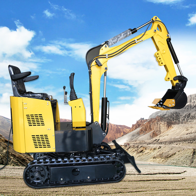 1 de Kleine Digger Support Customized Hydraulic Excavator Machine van Ton Electric Mini Excavators Crawler