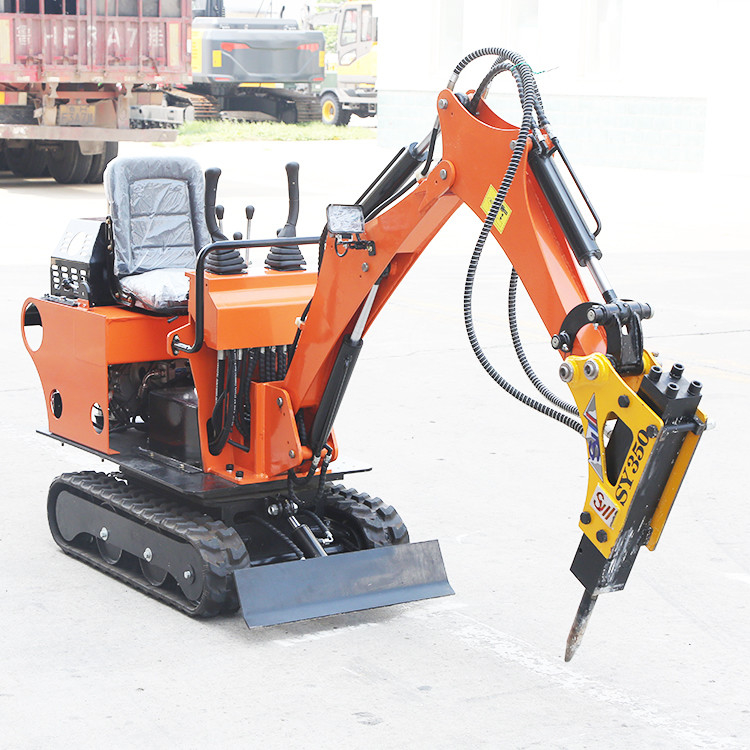 Hoge Brandstofefficiency 0,8 Opgezet Hydraulisch Graafwerktuig Mini Garden Digger van T Kruippakje