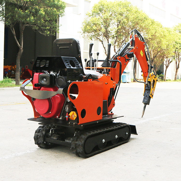 Hoge Brandstofefficiency 0,8 Opgezet Hydraulisch Graafwerktuig Mini Garden Digger van T Kruippakje