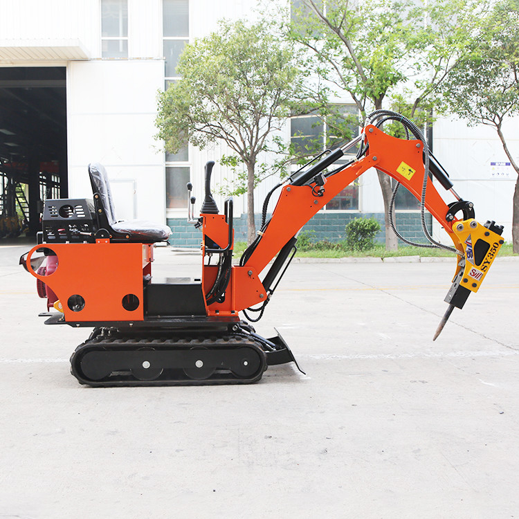 Hoge Brandstofefficiency 0,8 Opgezet Hydraulisch Graafwerktuig Mini Garden Digger van T Kruippakje